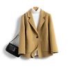 Women's Double-Faced Wool Blazer – Winter Slimming Essential Coat for a Versatile and Casual Workplace Look