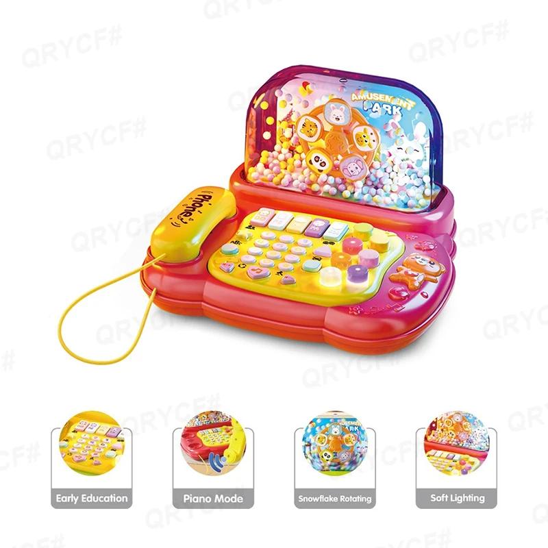 Children's Phone Telephone Toddler Toys Music Early Education Toy Intelligence Simulation Mobile Phone for Baby 6 To 12 Months