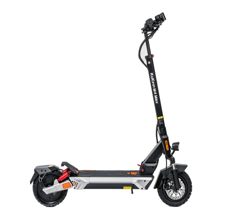 KuKirin M4 Max Electric Scooter: 800W motor, 48V 18.2Ah battery, 45km/h top speed, 64km range, IP54 waterproof - Foldable, double suspension