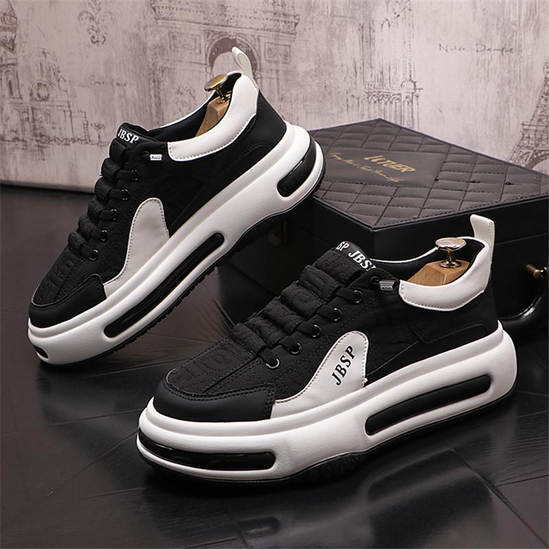 

Мужская обувь Дышащая спортивная обувь Мужские кроссовки Повседневная обувь Мужские кроссовки Кроссовки для бега Air Runner Cross Basket Chaussure Homme 38 чёрный