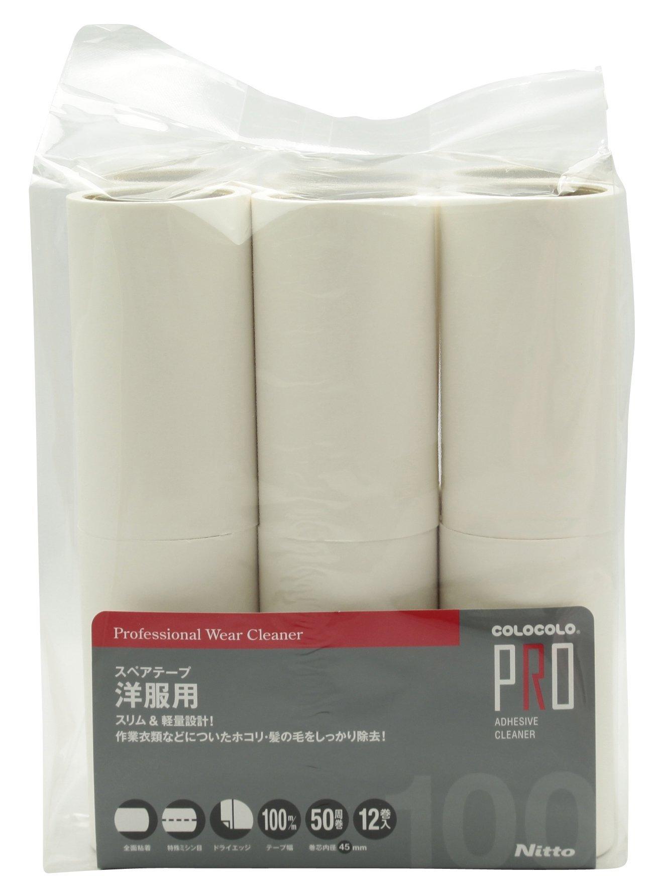 

Nitoms Spare Tape, Professional Use, Roller for Clothes, 12 Rolls, C3727