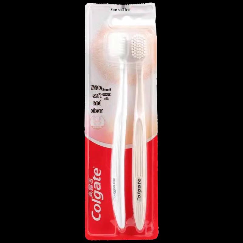 Colgate Gentle Clean Wide Head Soft Toothbrush, 4 Count