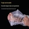 Transparent T-Shirt Shopping Bags, 30x46cm, 50 Pack