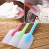 Translucent Silicone Cake Scraper Non-Stick Cake Cream Spatula Kitchen Cooking Pastry Scraper Mold Brush Tool Baking Accessorie