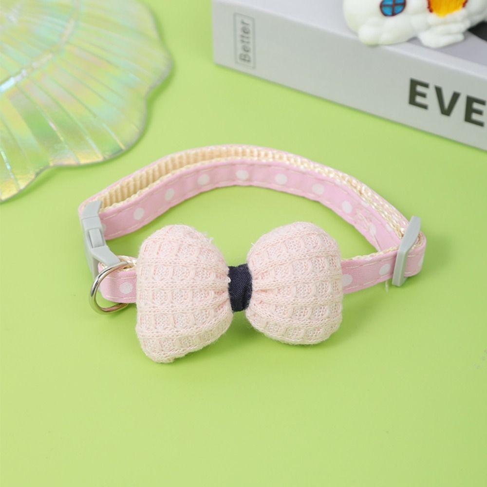Adjustable Pet Collar Candy Color Puppy Neck Strap New Cat Necklace Kitten