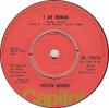 7-Zoll-Schallplatte HELEN REDDY  I Am Woman  Free And Easy CL15815 Capitol Records 1975 UK Rock Gebraucht
