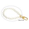 Fashion Imination Pearl Beads Keychain Lanyard Wrist Strap Phonecase Charm Keychain Decorations Pendant Cellphone Strap