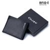 New Men's Leather Wallet - Top Layer Cowhide Short Wallet, Money Clip Gift for Father, Husband, or Boyfriend