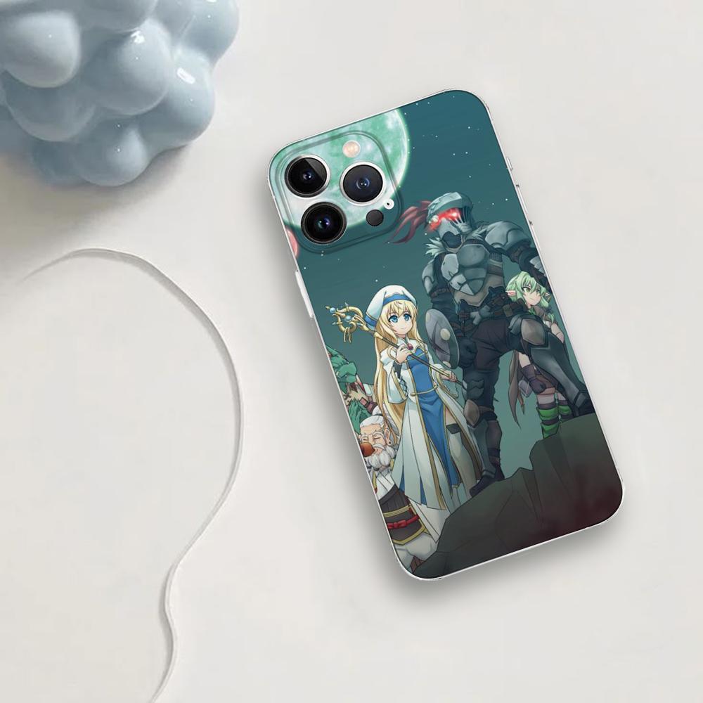 Goblin Slayer Anime Phone Case For Iphone 16 15 11 13 14 Pro Max 7 8 Plus X Xr Xs Max Se2020 12mini Transparent Cover