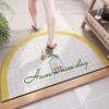 Bathroom absorbent diatom mud toilet  doormat toilet toilet floor mat toilet carpet