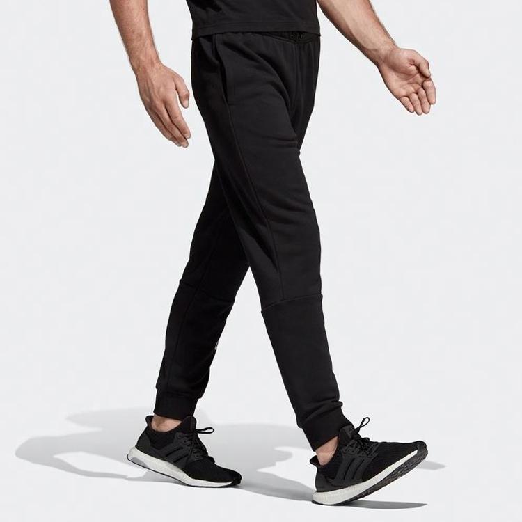 adidas Badge Of Sport French Terry Pants Black/White Men Streetwear DQ1445
