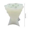 Aroma Plaster Silicone Mold Handicrafts Soap Candle Resin Casting Handmade Sawtooth Christmas Tree Shape 3D Candle Mold