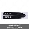 3D ABS  GTI GTD Emblem Decal Car Door Side Fender Badge Sticker High-Quality Automotive Exterior Accessories