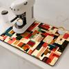 Coffee Machine Mat Drain Pad For Kitchen Non-slip Dish Drying Mats Quick Dry Tableware Faucet Placemat Dinnerware