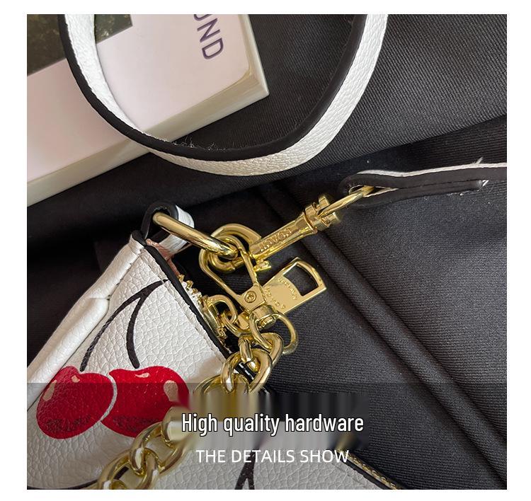 Stylish High-End Women's Crossbody Shoulder Bag with Chain - European & American Design