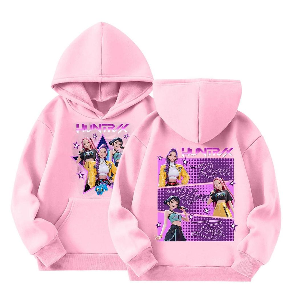 Cute Hoodies For Teen Children Trendy Preppy Hooded Sweatshirts Oversized Long Sleeve Shirts Clothes For Children
