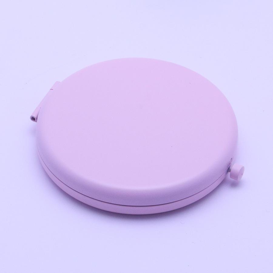 Portable Double-Sided Metal Folding Makeup Mirror for Men and Women