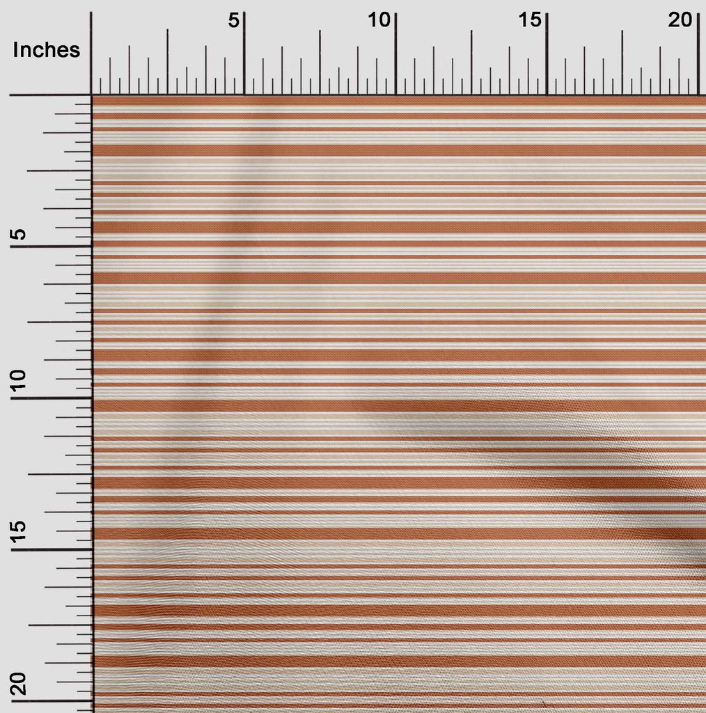oneOone Cotton Flex Fabric Texture Stripe Print Fabric By Yard 40 Inch Wide