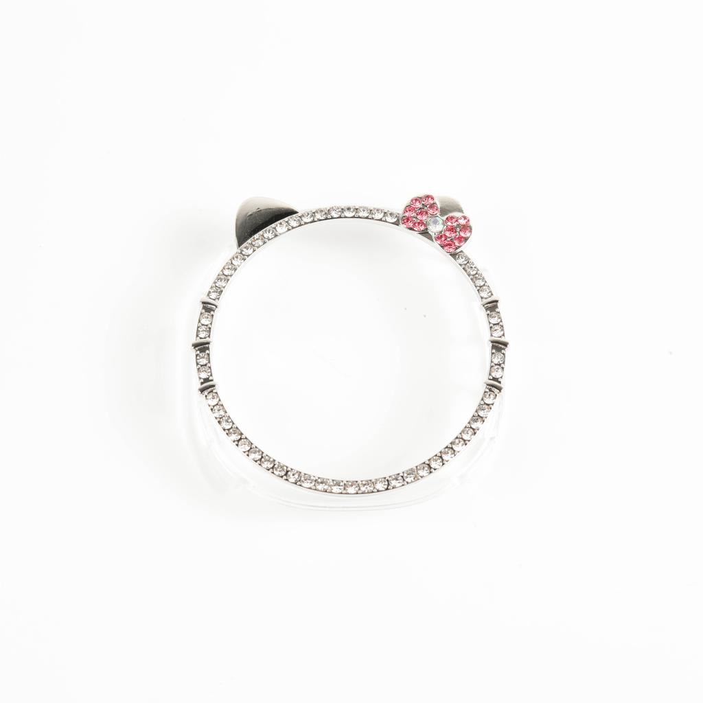 PC Case for Samsung Galaxy Watch 8 40mm 44mm Cute KITTY CAT Diamond Protector Watches Accessories for Woman Samsung Watch8 Cover