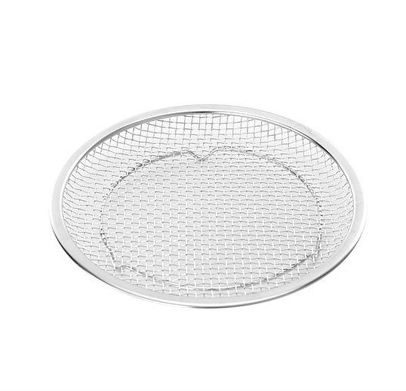 Stainless Steel Filter Tray Reusable Round Mesh Basket Fruit Vegetable Water Filter Tool Barbecue Fried Chicken Kitchen Strainer
