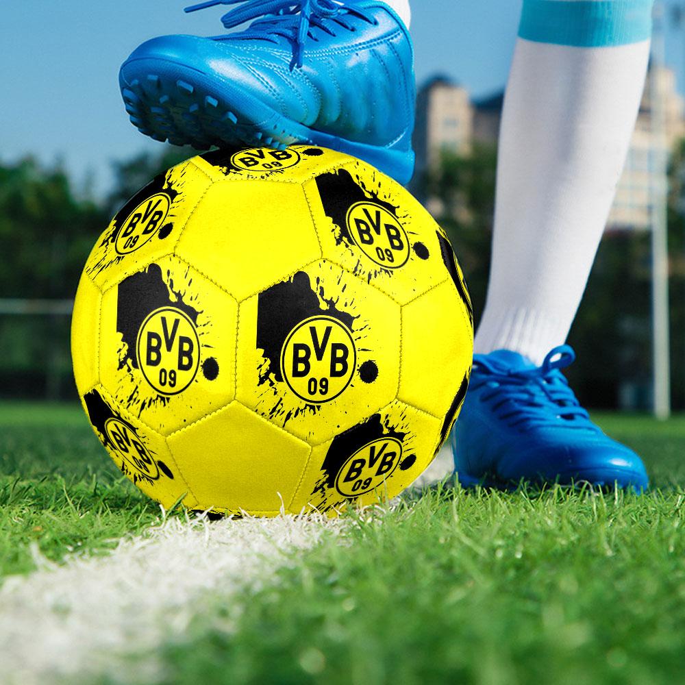 Borussia Dortmund Football Club Indoor Size 5 Soccer Ball Colorful Machine Stitched PVC Competition Ready Durable High-Bounce