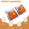 Fit For Scania Truck R730 P450 R420 R500 R520 R620 1 Pair Corner Lamp LED Side Turn Signal Light 1387155 1385410