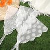 Mesh Lace Hair Scarf Headbands for Women French Style Hair Band Turban Bandana Headwarp Fashion Hair Accessories