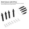 Car Shell Column Replacement Plastic Body Post Mount Pillar with R Pins for 1/10 RC Car