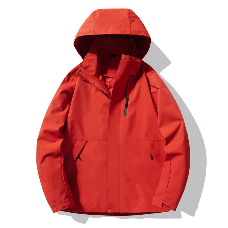 Herren- und Paarkombi 25 Jahre Frühling/Herbst Outdoor-Sport Winddicht Wasserdicht Atmungsaktiv Bergsteigerjacke