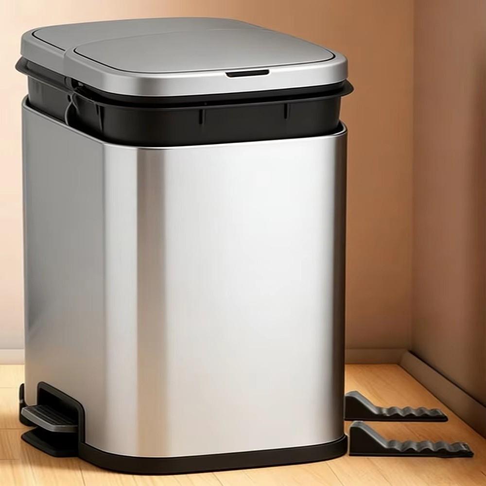 4 Pcs Silicone Trash Can Wall Protector Heavy Duty Trash Can Bumper Floor Protection