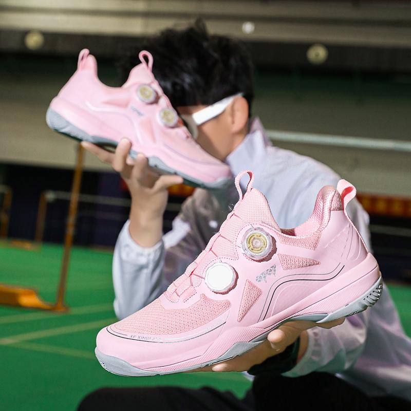 Professional Men Women Badminton Shoes Anti-Slip Tennis Gym Trainers Lightweight Sports Sneakers Outdoor Shoes Blue