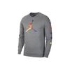 Air Sport Casual Knit Crewneck Basketball Sweatshirt Pullover Men Sweatshirt Grey CQ7593-091