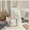 Schoolbag Japanese ins new high-value schoolbag, sweet star bar pain bag, lightweight and versatile backpack for junior high school students