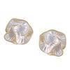 Delicate Camellia Flower Shaped Earrings for Women Elegant Alloy Floral Ear Studs Lightweight Ear Accessory for Ladies