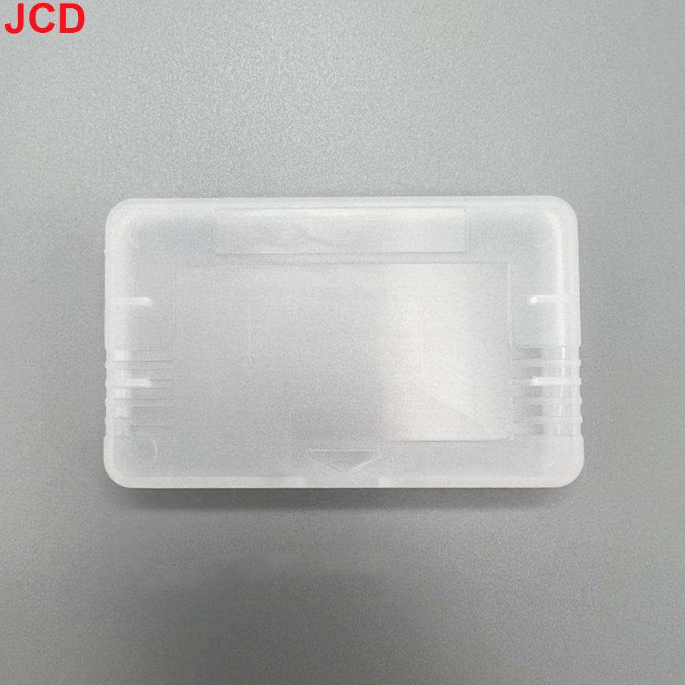 

JCD 1pcs For GBA Colour Transparent Portable Game Cartridge Case Dust Plastic Game Cards Cover Cases Storage Box прозрачный