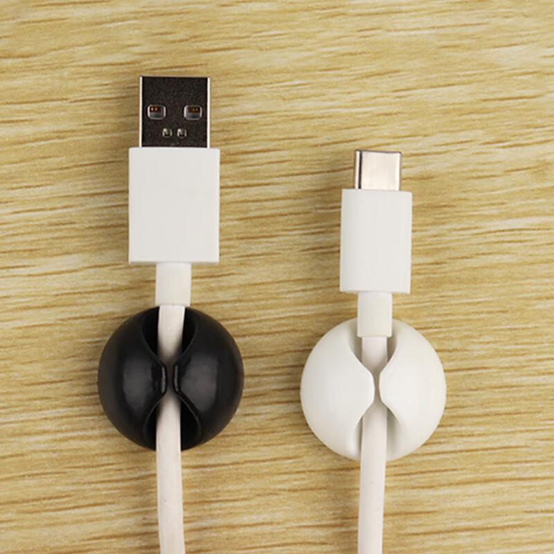 Круглый настольный органайзер для кабелей (50 шт.)