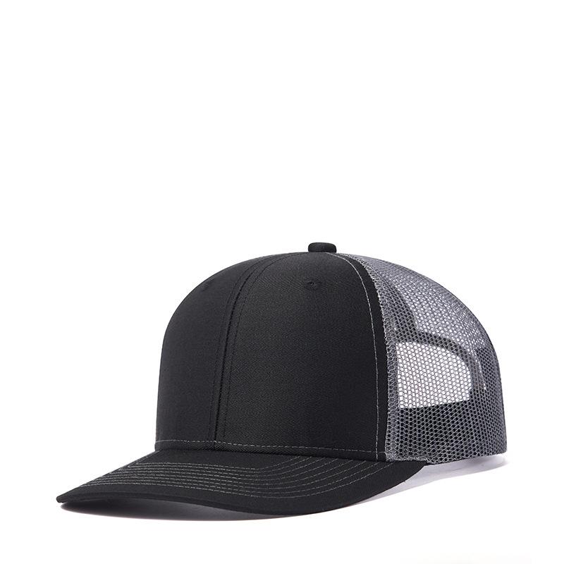 Hot Sale Blank 6 Panel Embroidery Custom Cotton Trucker Cap 112 Richardson Men Snapshot Cap Mesh Trucker Cap