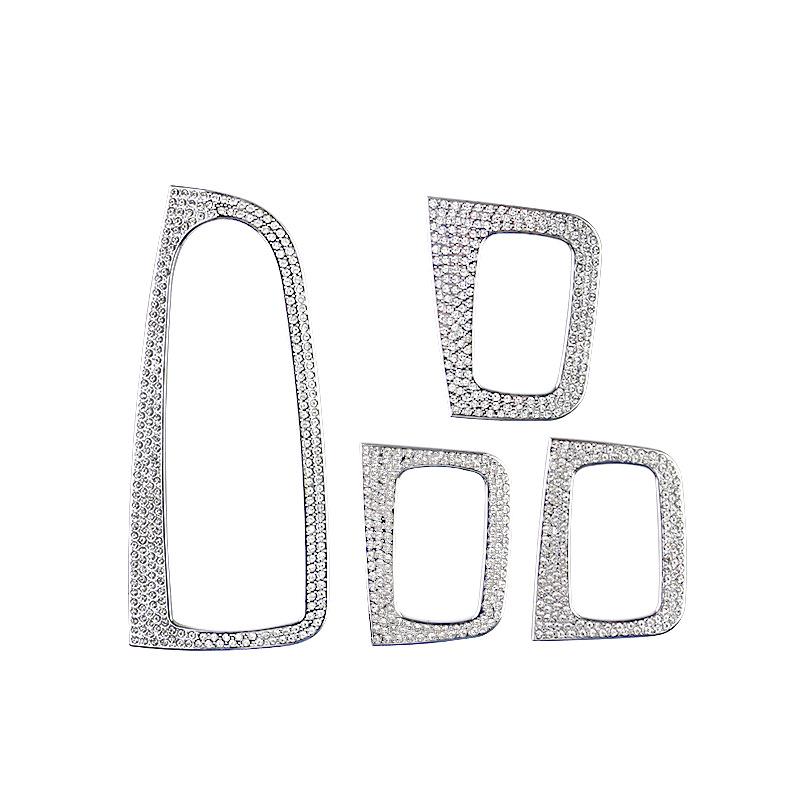 

Mercedes-Benz C-Class C200L/C180L Interior Window Lift Frame Diamond Sticker Decoration Gold Window Lift Frame