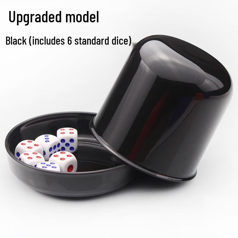 Thickened Dice Cup Set with Base Tray for Bar and Nightclub