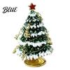 Holiday Gift for Women Christmas Tree Jewelry Box Enamel Inlay Alloy Organizer Luxury Metal Case Compact Decorative Ornament Dressing Table