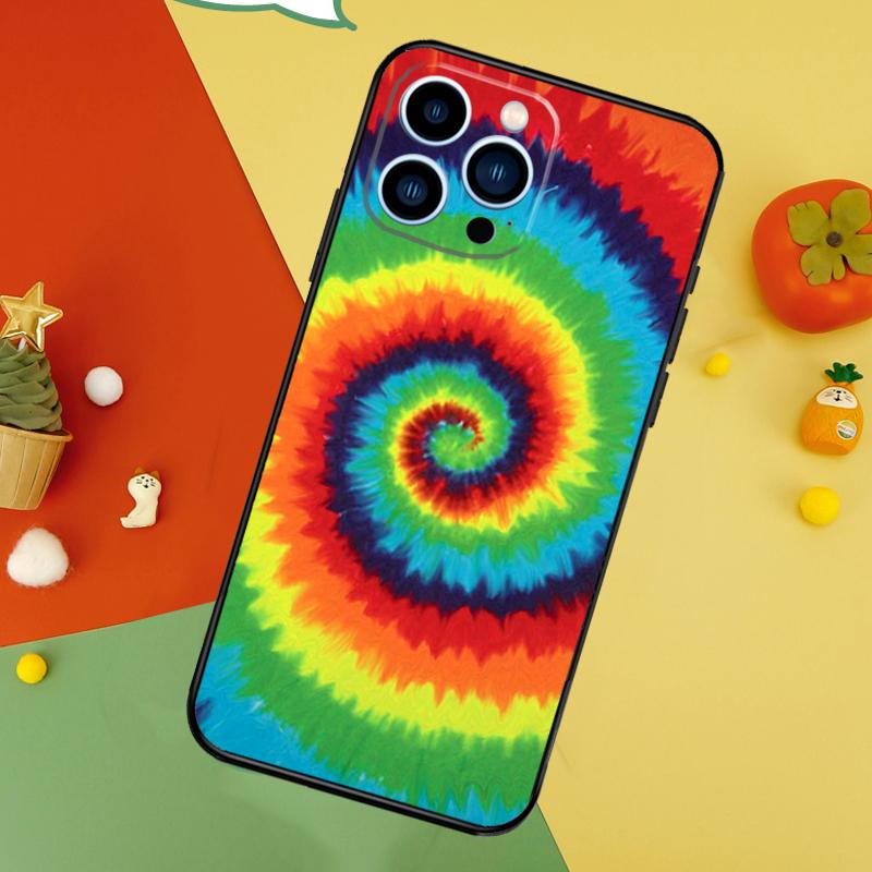 Tie Dye Trippy Phone Case For iPhone 17 Pro Max 16 15 13 12 11 14 Pro Max Plus 12 13 Mini 16e 17 Air Cover