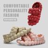 2024 Men Sandals Summer Platform Shoes Outside EVA Slippers Men Soft Beach Thick Sole Non-slip Indoor Slides