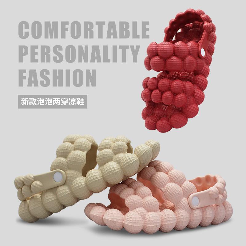 2024 Men Sandals Summer Platform Shoes Outside EVA Slippers Men Soft Beach Thick Sole Non-slip Indoor Slides