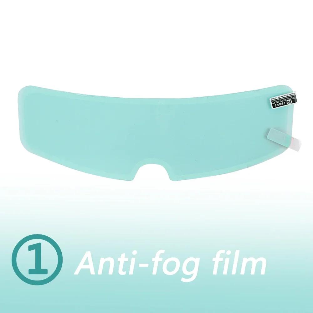 Helmet Clear Rainproof Universal Film Lens Nano Coating Sticker Anti-Fog Film Helmet Motorcycle Rainy Safety Driving Accessories