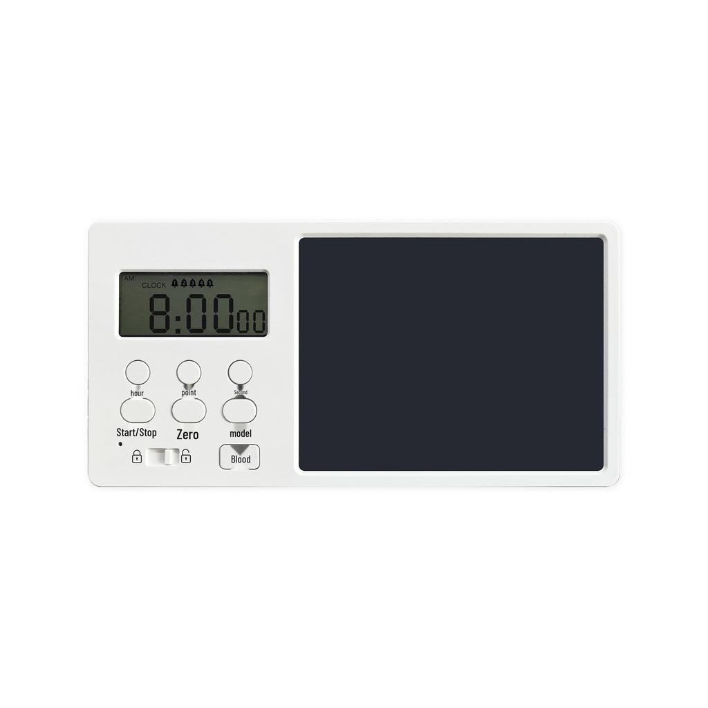 Multifunctional LCD Writing Tablet with Alarm Clock, Timer, Drawing Board, and Pen Holder