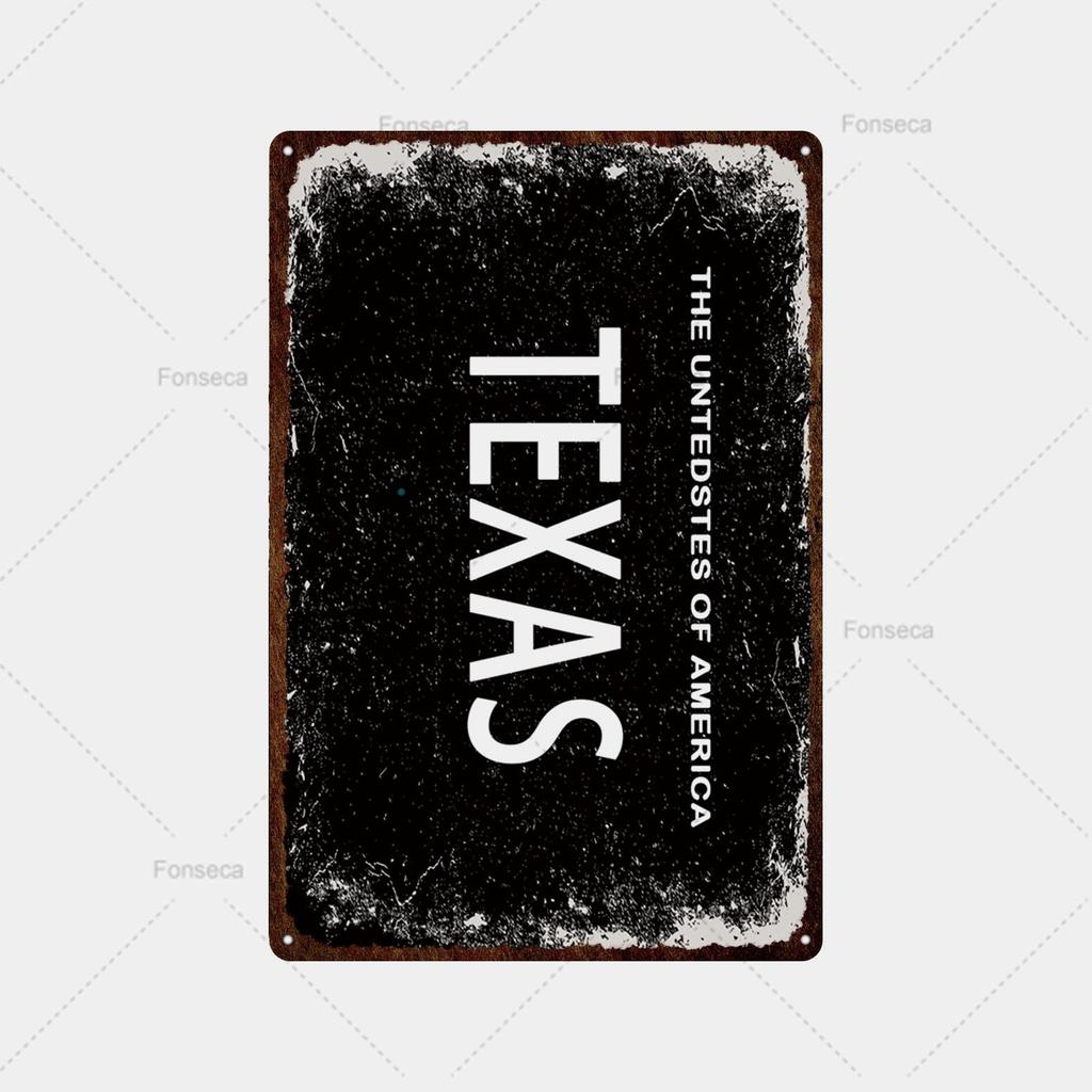 Place Name Sign Metal Sign Vintage Tin Sign Plaque Metal Bar Retro Wall Decor Bar Club Man Cave Metal Poster