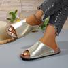 Platform Slippers Women's New 2025 Summer Simple Fashion Slippers