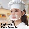 10/20 st Spottkydd Munskydd Återanvändbart Genomskinligt Ansiktsskydd med Elastiskt Öronband Restauranger Kock Livsmedelsservice Näsa Munskydd