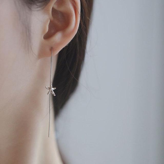 

925 стерлингового серебра французский стиль высокое качество кисточка циркон серьги женские модные свадебные украшения для вечеринки