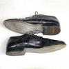 90s Vintage Germany Made MANZ Size 9 27.5cm Business Shoes Cap Toe Straight Black(USED)